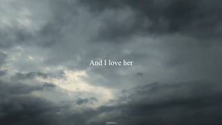 Kurt Cobain - And I Love Her [Lyric Video]