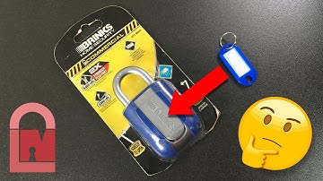 Brinks Combination Lock Opened with a Keyring