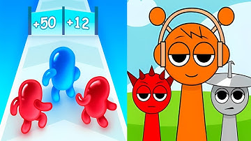 Join Blob Clash 3D VS Spranky Run - Satisfying ASMR Gameplay ALL Levels