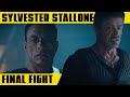 SYLVESTER STALLONE Vs JEAN CLAUDE VAN DAMME THE EXPENDABLES 2 2014