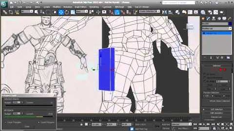 Modeling Low Polygon Game Characters in 3ds Max clip121
