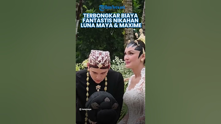 TERBONGKAR BIAYA FANTASTIS Pernikahan Luna Maya & Maxime Bouttier di Ubud Bali