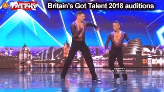 David and Javier Awesome Dance Duo Auditions Britain's Got Talent 2018 BGT S12E02