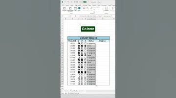👉 how to create a dynamic project tracker in excel