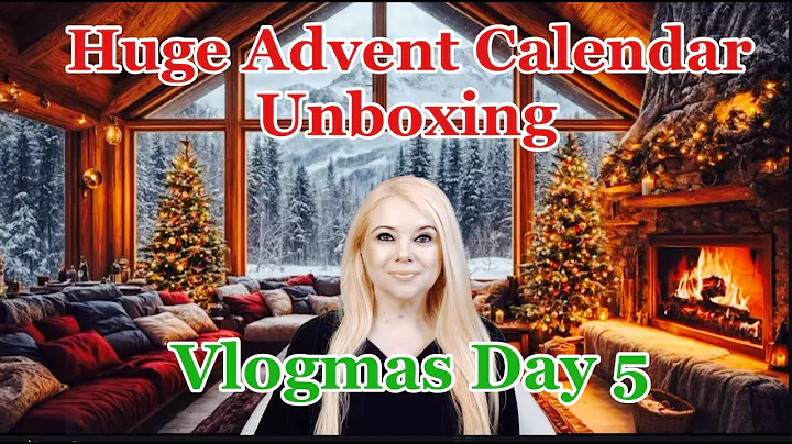 VLOGMAS Day 5! BIGGEST ADVENT CALENDAR UNBOXING! #giveaway #beauty  Chantecaille Black Friday Haul