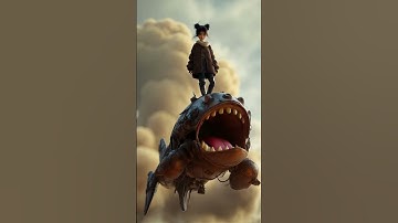 Boom! #art #aiart #klingai #midjourney #animation #character #robot #steampunk #nuclear #boom