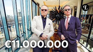 11 MILJOEN EURO VOOR DUURSTE PENTHOUSE VAN AMSTERDAM. PER BENTLEY GAAN WE KIJKEN.