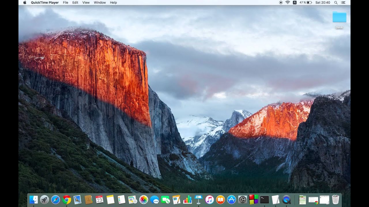 How to record screen on Mac OS X - no download, very easy
