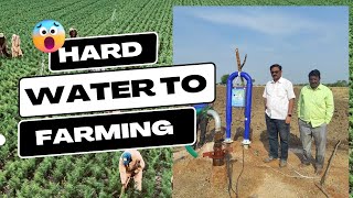 How To Convert Hard Water  Into Soft Water For Farming #jaldoot #agriculture #karnataka #hardwater screenshot 5