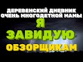 Я завидую обзорщикам \ ДЕРЕВЕНСКИЙ ДНЕВНИК очень многодетной мамы\ мать героиня