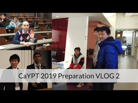 CaYPT 2019 Preparation