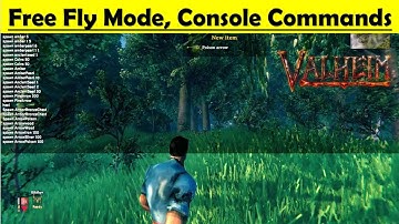 Valheim Unlimited Skills, Items, Free fly Console Commands | How to Use and Gameplay