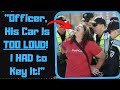 r/EntitledPeople - Karen KEYS My "LOUD" Car! REFUSED to Be Arrested!