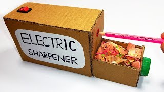 How to make Electric Sharpener at home | Pencil Sharpener