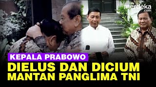 Momen Hangat Mantan Panglima TNI Widodo AS Elus dan Cium Kepala Prabowo