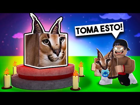 TENGO UN FLOPPA EN MI CASA - RAISE A FLOPPA EN ESPAÑOL - Juegos Luky   Juego en mi casa con mi nueva mascota Floppa, y le encuentro Novia a mi  Floppa