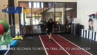 Eccentric Band Around Ankles Mini Bound to Stand