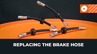 rear and front Flexible brake hose installation : video manual