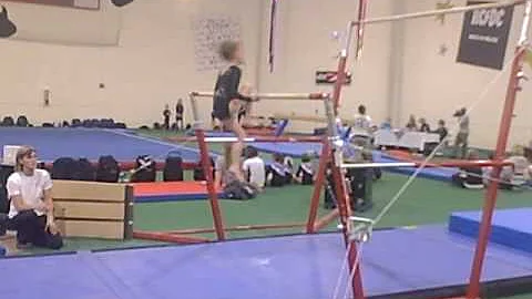 Level 4 USAG uneven bars routine Samantha