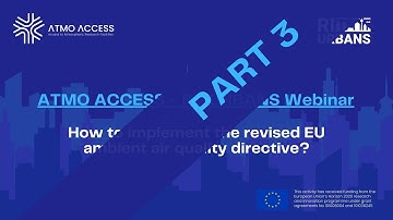 Webinar ATMO-ACCESS & RI-URBANS / VOCs, PM and BC / Part 3: Determination of BC mass concentration
