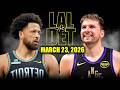 Los Angeles Lakers Vs Detroit Pistons Full Game Highlights March 23 2026 NBA Season