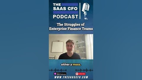 The Struggles of Enterprise Finance Teams #saas #podcast #shorts #myko #financeteam #enterprise