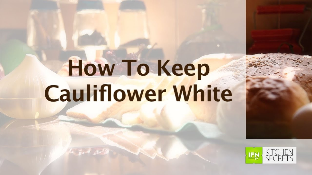 Tip On How To Keep Cauliflower White By Preetha | India Food Network