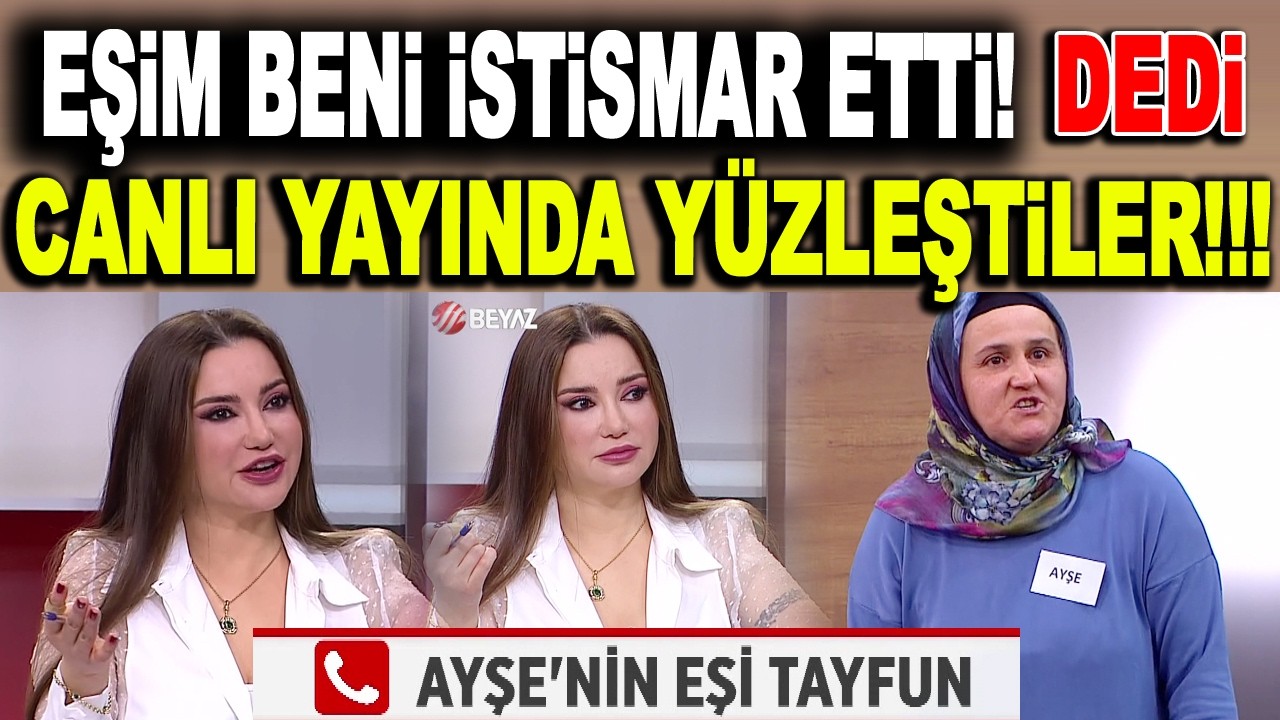 Büyük yüzleşme! İstismara uğradım dedi, eşi yayına bağlandı cevap verdi!