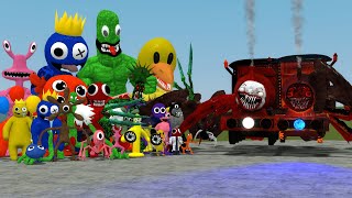 ALL RAINBOW FRIENDS VS CHOO CHOO CHARLES in Garrys Mod