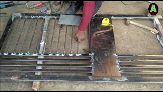How To Make Steel Gate Steel Gate Banane Ki Puri Process Best Design