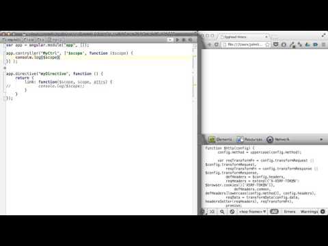 Egghead.io - AngularJS - $scope vs. scope