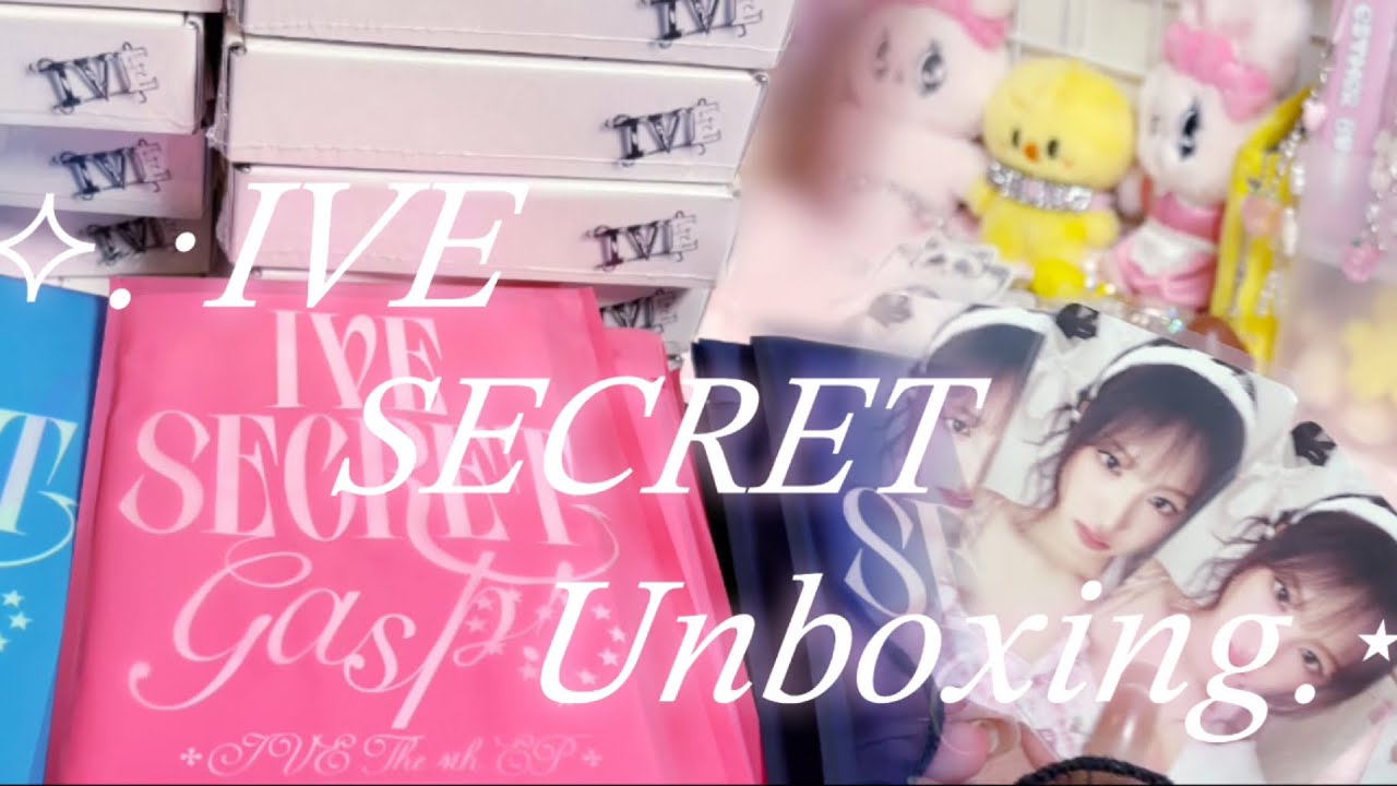 【IVE】 IVE SECRET アルバム開封🗝🎀 / IVE  Unboxing / IVE THE 4th EP 