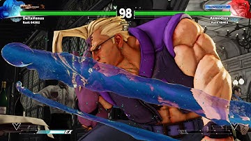 Street Fighter V: Asmodius (Nash) vs DeltaVenus(Dhalsim) | Online Ranked Match