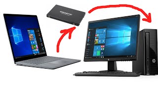 Запустится ли Windows 10, если перенести диск С с ним с Ноутбука на Стационарный ПК ?
