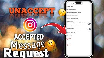 How to Unaccept Accepted Message Request on Instagram 2025 new tick 😀