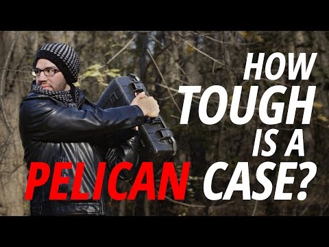 Pelican case survives 2 story drop and fire in this extreme torture test