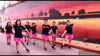 Karna Ko Sayang Line Dance (Video provided by Joey Law & her troupe)