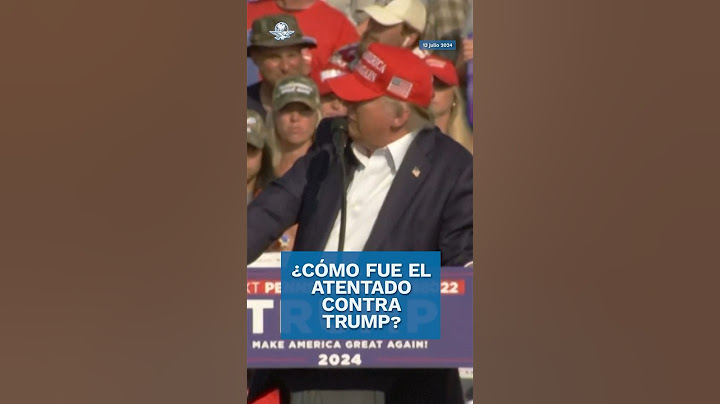 Este fue el momento exacto del ataque contra Donald Trump #shorts