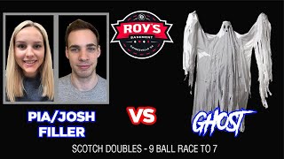 Scotch Doubles (Pia/Josh) vs The Ghost (9-Ball Race to 7)