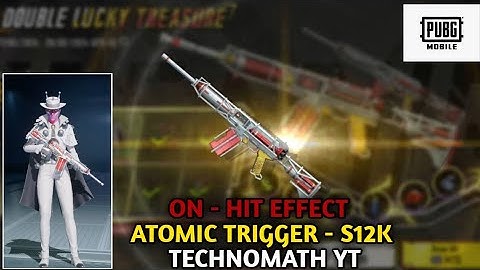 New Atomic Trigger S12K Double Lucky Treasure Crate Opening | 8100 UC | @PUBGMOBILE