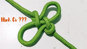 Nút Thắt Chuồn chuồn Trang Trí Cực Đẹp / how to tie the dragonfly