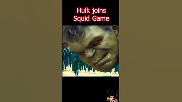Hulk joins squid game #shortvideo #shorts