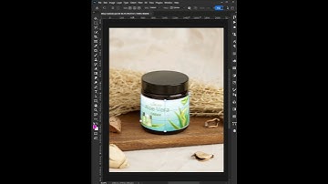 Label Mockup With Warp Cylinder in Photoshop 2023 #shorts