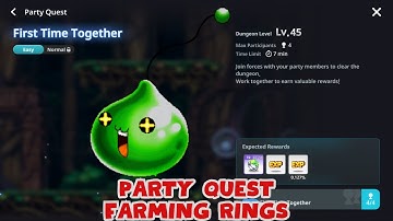 EPQ UNLOCKED - FARM UR RINGS - EASY PARTY QUEST [MAPLESTORY IDLE RPG]