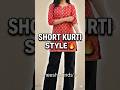 Short Kurti Style with Jeans 🔥 You NEED to try this #meesho #meeshodress #fashion #indianfashion
