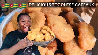 MAKING TOGOLESE MOST DELICIOUS SNACK GATEAUX IN LOMÉ TOGO 🇹🇬 #togolesefood #tradionalrecipe #foodie screenshot 4