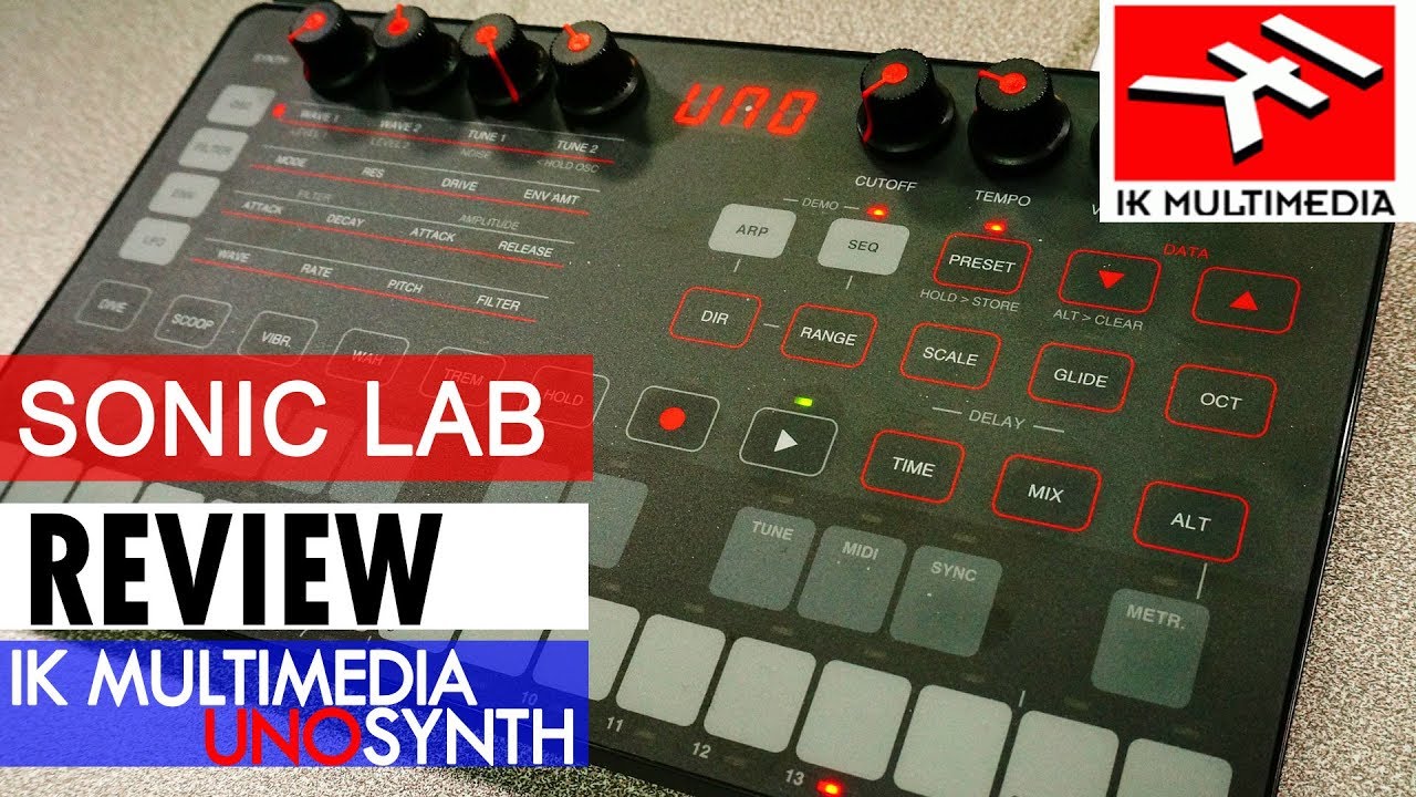 Sonic LAB: Uno Synth - IK Multimedia - YouTube
