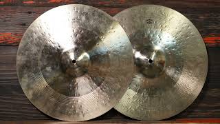 Royal Cymbals 15" Cymbal Craftsman Dual Finish Hi-Hats - 1163/1740g