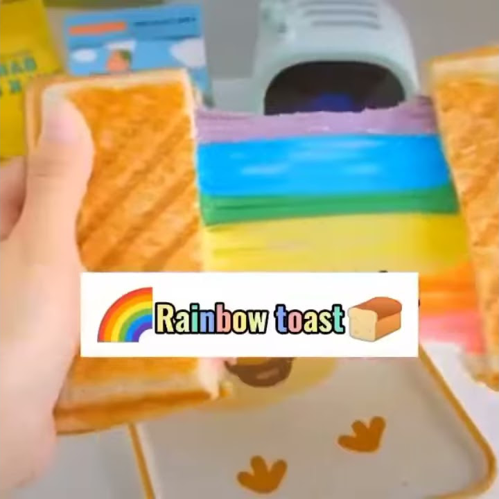 🌈Rainbow toat🍞