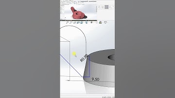 How to make Wing nut design in solidworks. #solidworks #shorts
